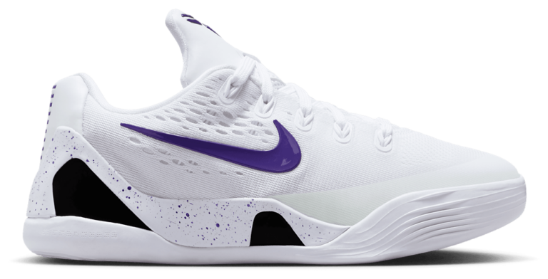 Nike Kobe IX EM - Boys' Grade School White/Court Purple product view