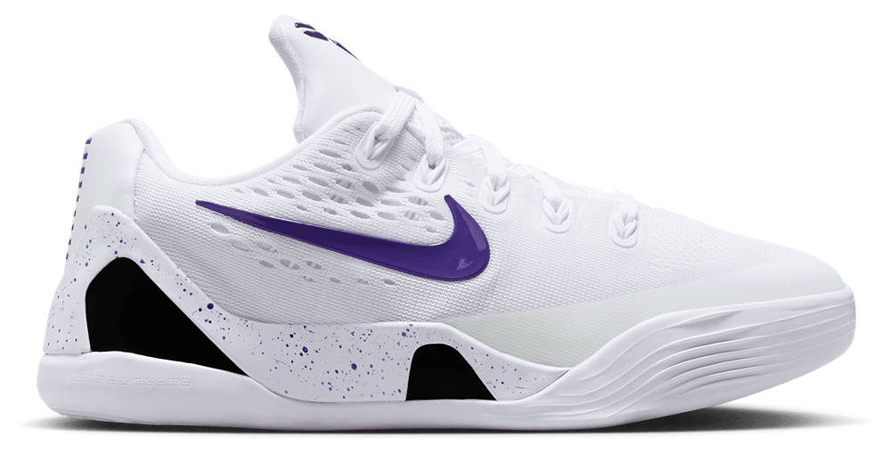 Nike Kobe IX EM - Boys' Grade School White/Court Purple product view