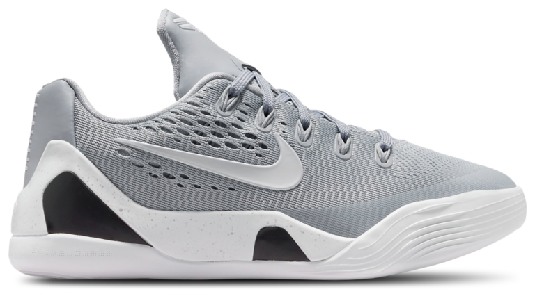 Nike Kobe IX EM - Boys' Grade School Wolf Grey/White product view