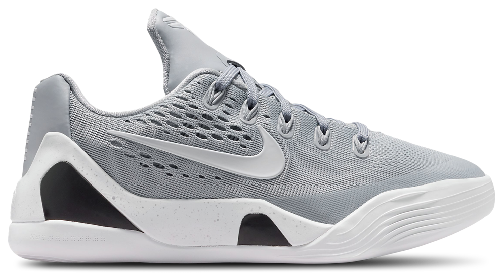 Nike Kobe IX EM - Boys' Grade School Wolf Grey/White product view