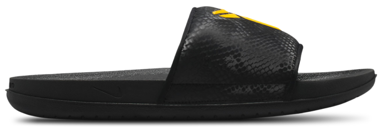 Nike Kobe Off Court Slides - Men's University Gold/Black product view