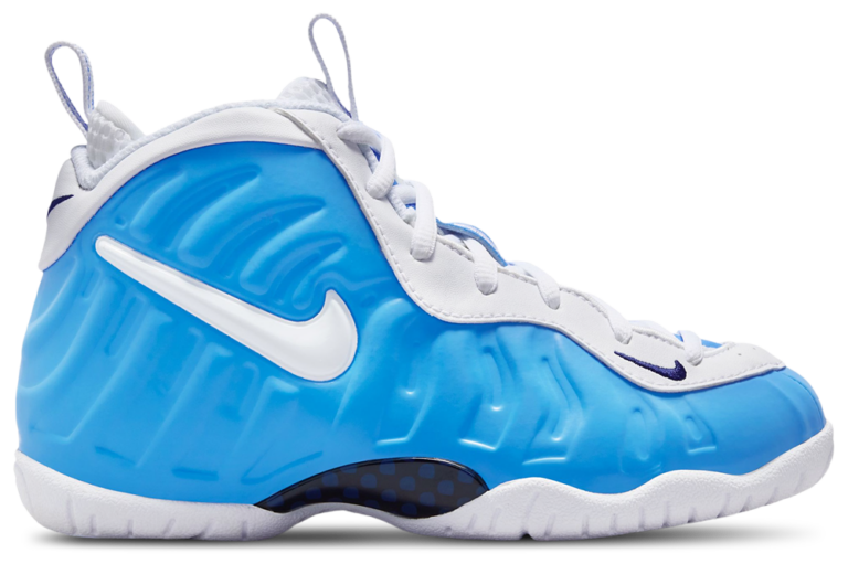 Nike Little Posite Pro - Boys' Preschool University Blue/White/Midnight Navy product view
