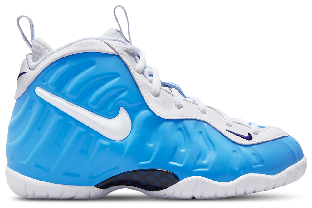 Nike Little Posite Pro - Boys' Preschool University Blue/White/Midnight Navy product view