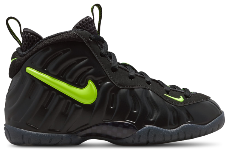Nike Little Posite Pro - Boys' Preschool Voltage Yellow/Black product view