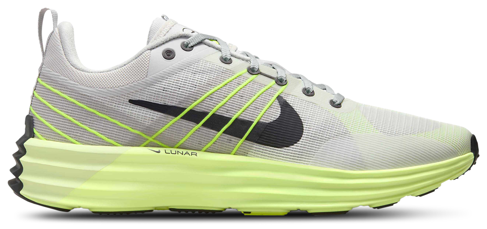 Nike Lunar Roam - Men's Neutral Grey/Black/Volt product view