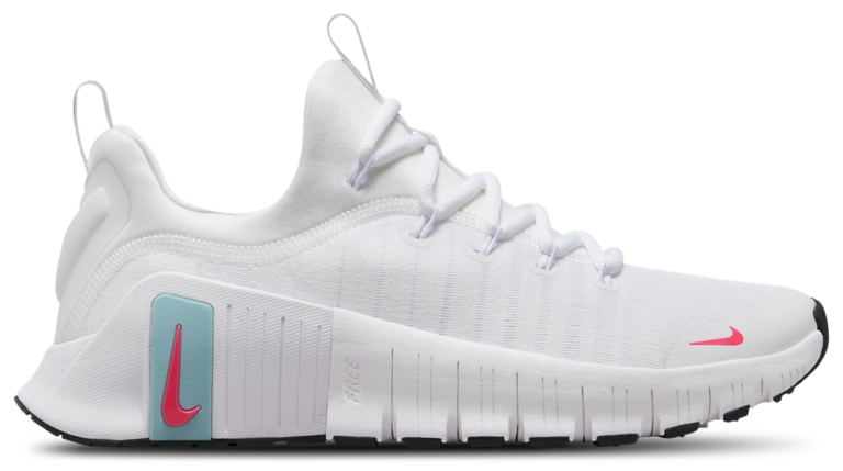 Nike Metcon 6 - Women's White/Hot Punch/Denim Turquoise product view