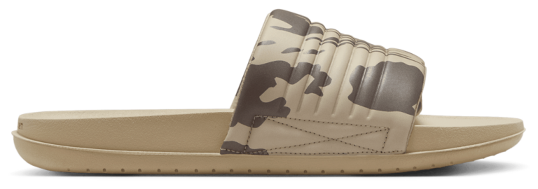Nike Offcourt Slides - Men's Sea Glass/Limestone/Olive Grey product view