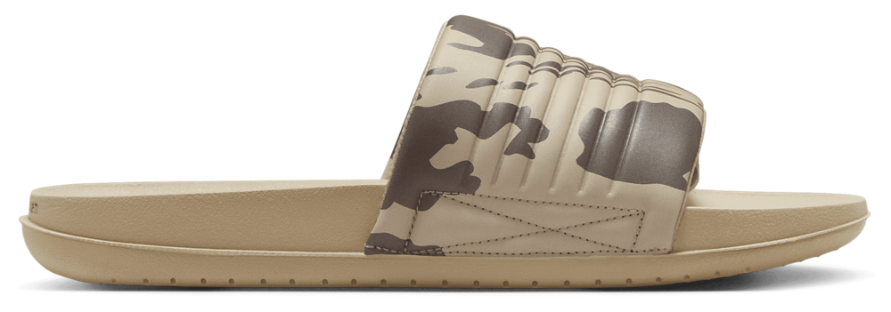 Nike Offcourt Slides - Men's Sea Glass/Limestone/Olive Grey product view