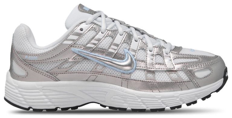 Nike P-6000 - Boys' Grade School Metallic Silver/Blue/White product view