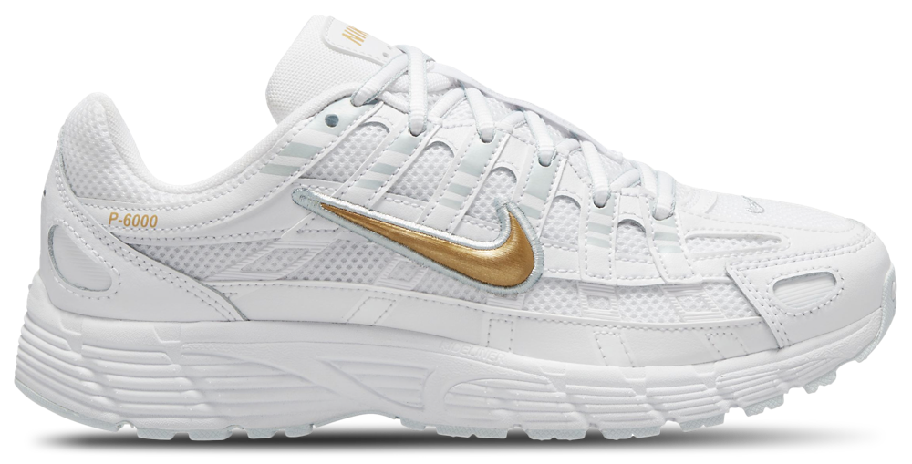 Nike P-6000 - Boys' Grade School White/Metallic Gold product view