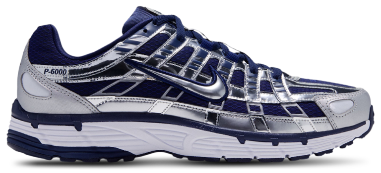 Nike P-6000 - Men's Silver/Navy/White product view