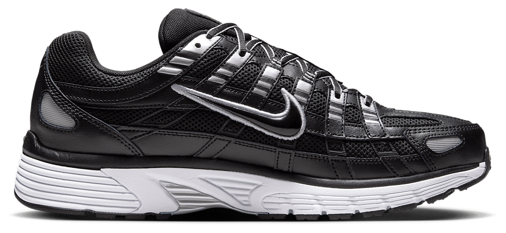 Nike P-6000 - Men's White/Black/Mtlc Silver product view