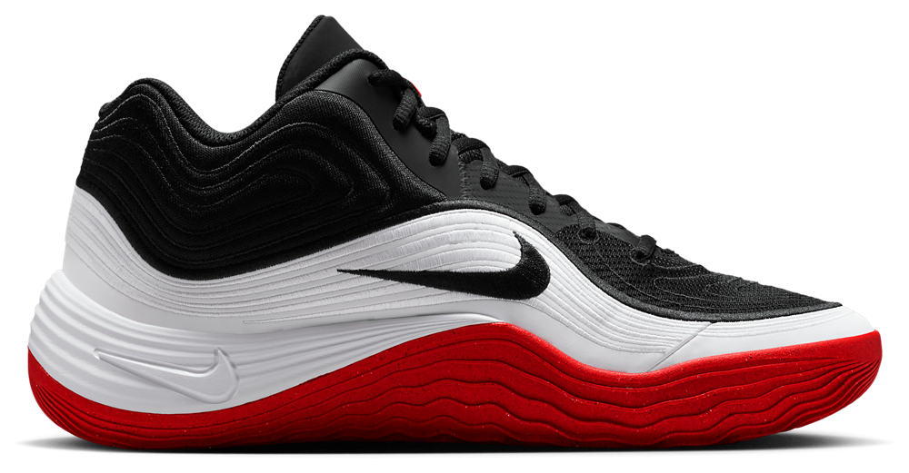 Nike Precision 8 Mid - Men's Black/University Red/White product view