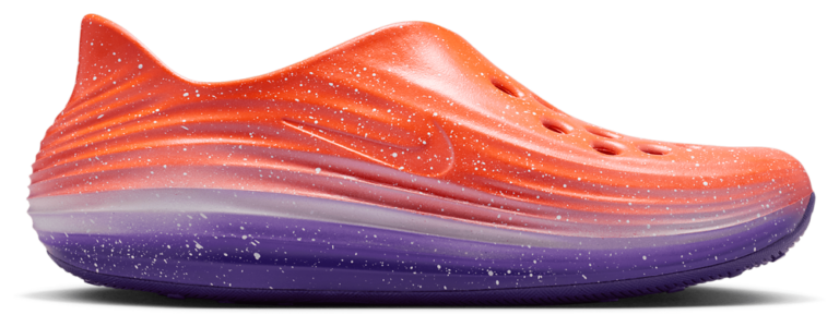 Nike ReactX Rejuven8 - Men's Mtlc Silver/Safety Orange/Court Purple product view