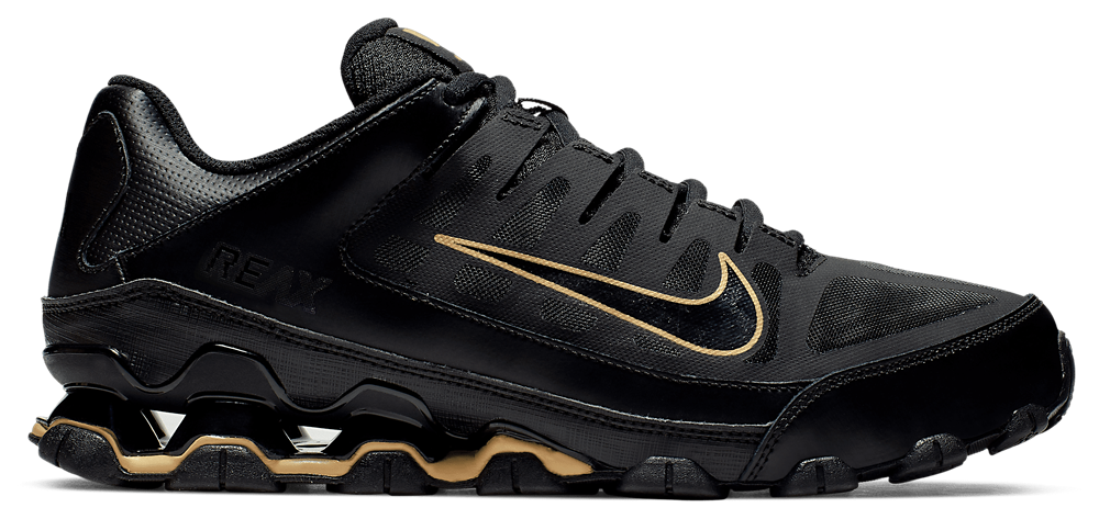 Nike REAX 8 TR Mesh - Men's Black/Mtlc Gold/Black product view