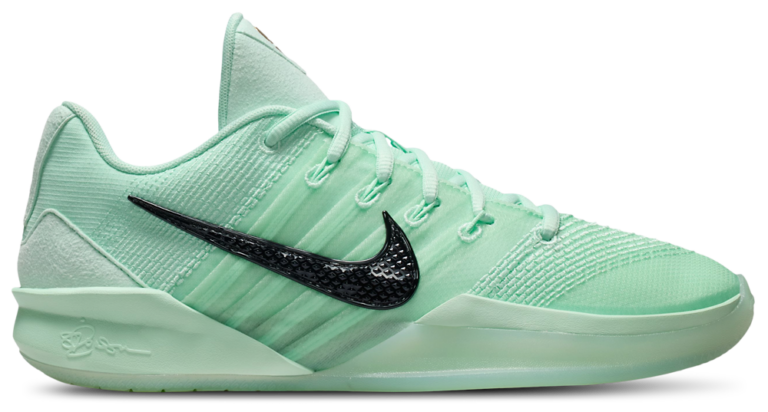 Nike Sabrina 3 - Men's Mint Foam/Black/Metallic Gold product view