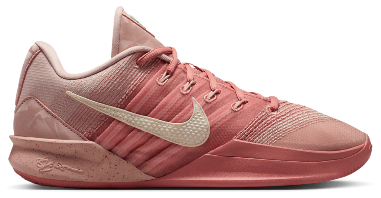 Nike Sabrina 3 - Men's Pink Oxford/Coconut Milk/Red Stardust product view