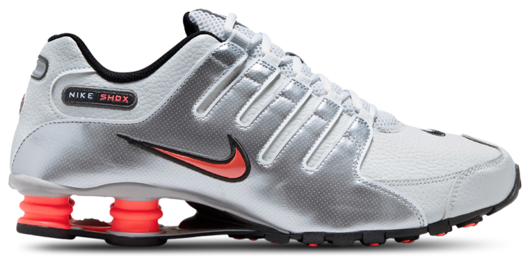 Nike Shox NZ - Men's Silver/Gray/Red product view