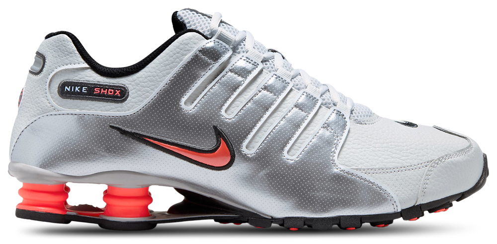 Nike Shox NZ - Men's Silver/Gray/Red product view