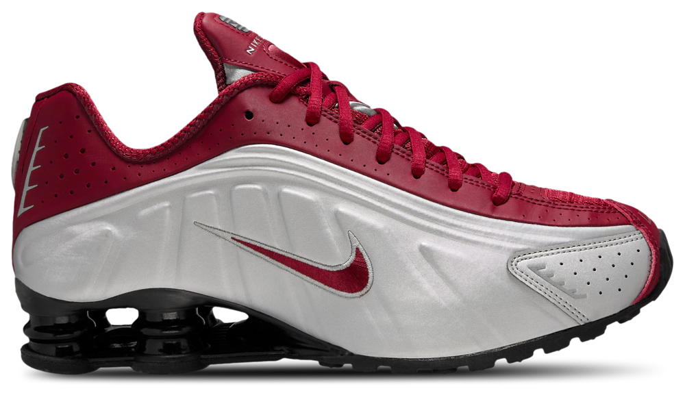 Nike Shox R4 - Men's Team Crimson/Metallic Silver/Black product view
