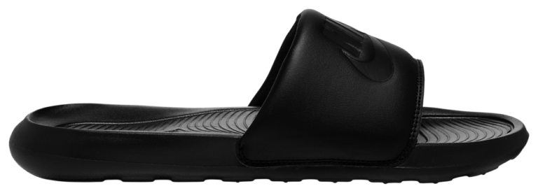Nike Victori One Slides - Men's Black/Black/Black product view