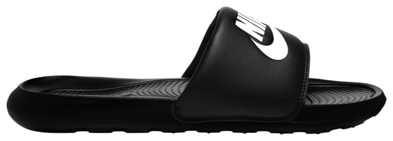 Nike Victori One Slides - Men's Black/White/Black product view
