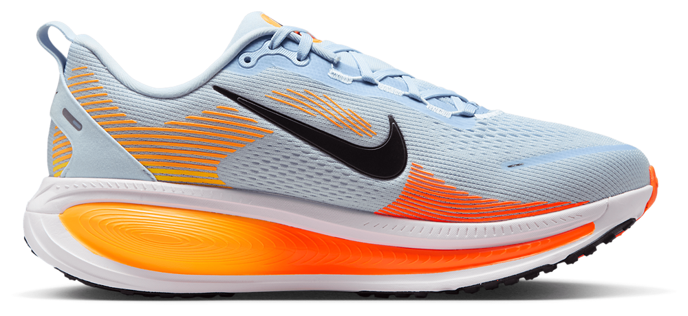 Nike Vomero 18 Wide - Men's Hydrogen Blue/Black/Laser Orange product view