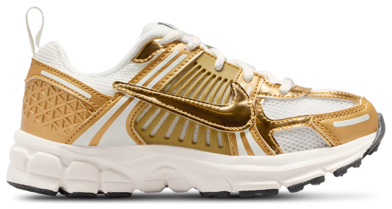 Nike Vomero 5 Lace NA45 - Girls' Preschool Sail/Metallic Gold/Anthracite product view