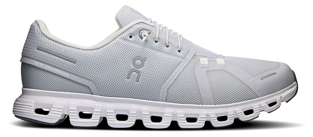 On Cloud 6 - Men's Grey/White product view