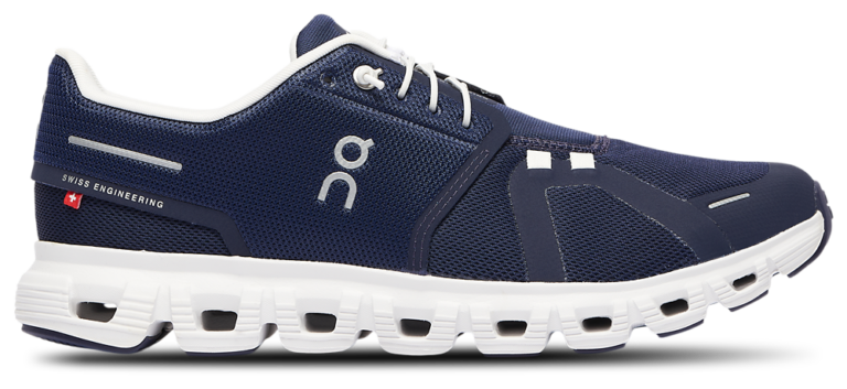 On Cloud 6 - Men's Midnight Navy/White product view