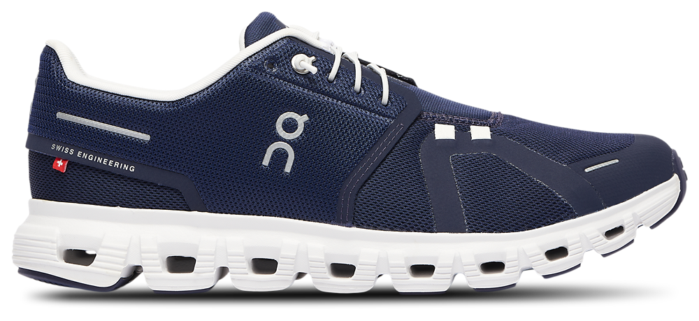 On Cloud 6 - Men's Midnight Navy/White product view