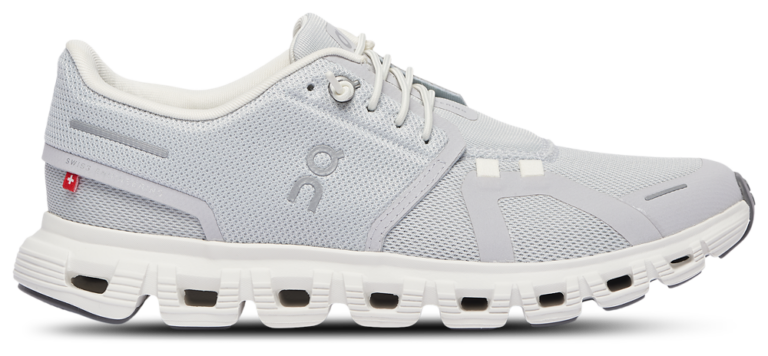 On Cloud 6 - Women's White/Glacier Grey product view