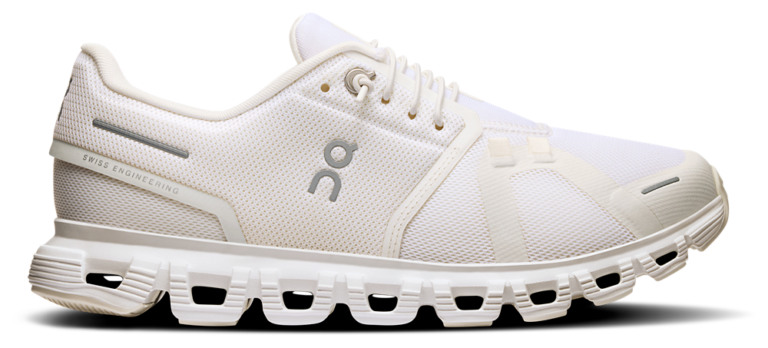 On Cloud 6 - Women's White/White product view