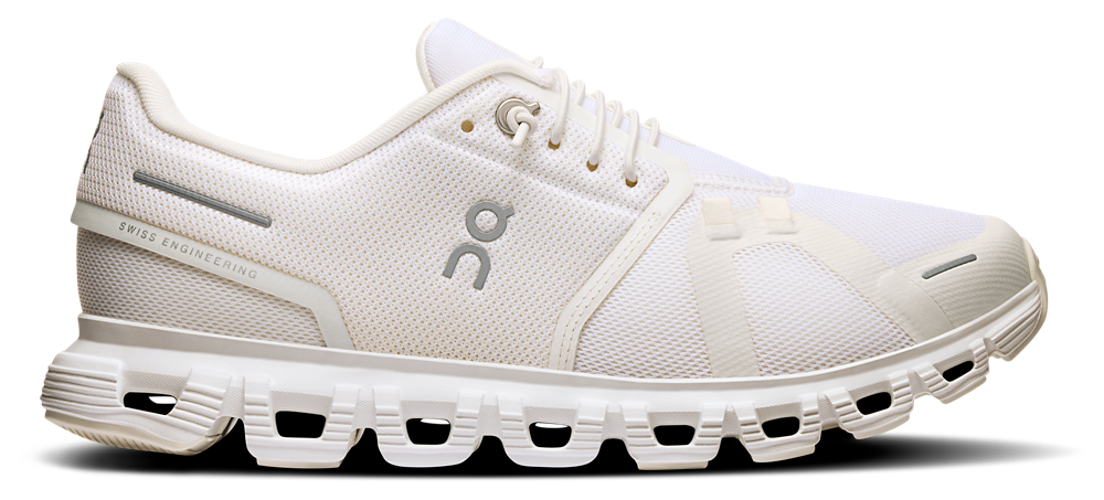 On Cloud 6 - Women's White/White product view