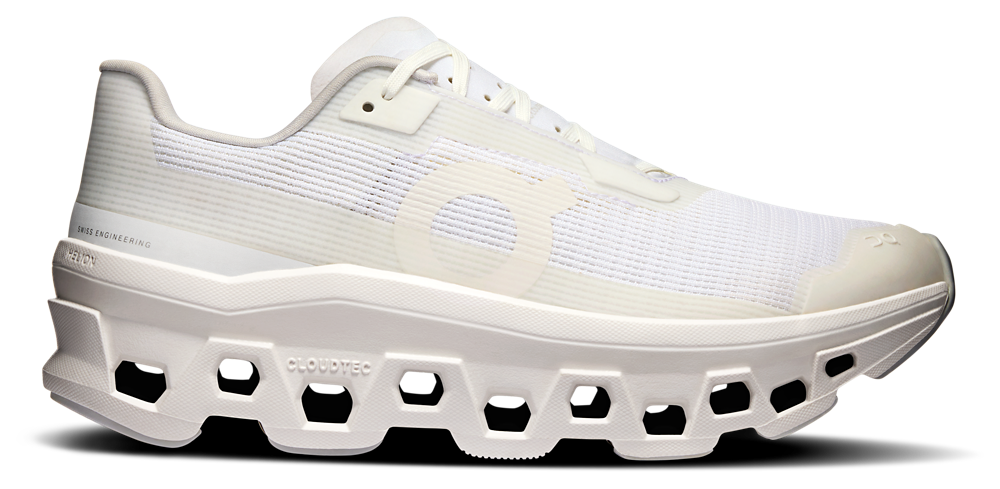 On Cloudmonster Void - Women's White/White product view