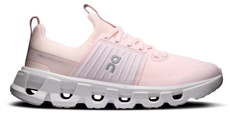 On Cloudswift - Girls' Grade School Pink/White product view