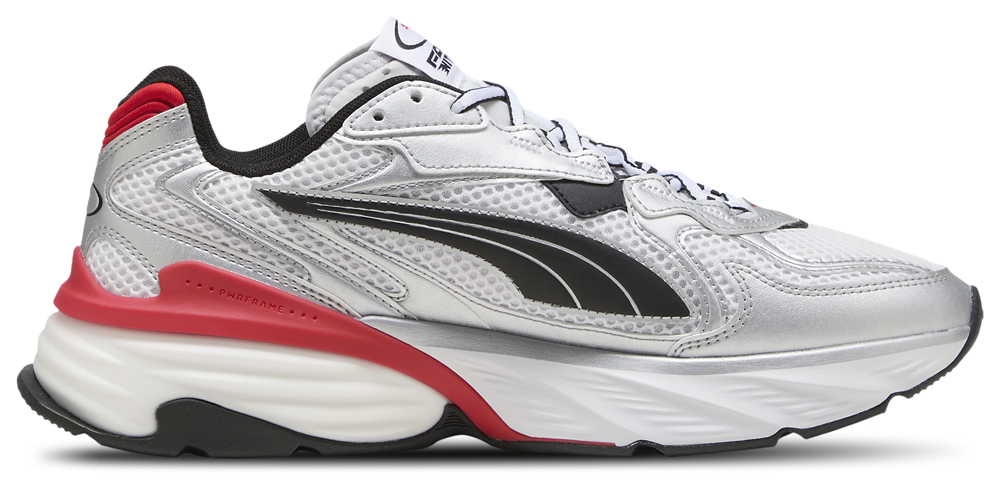 PUMA Fade Nitro Ls - Men's Puma White/Puma Silver/For All Time Red product view