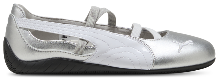 PUMA Speedcat Ballet Metallic - Women's Silver Metallic/White product view