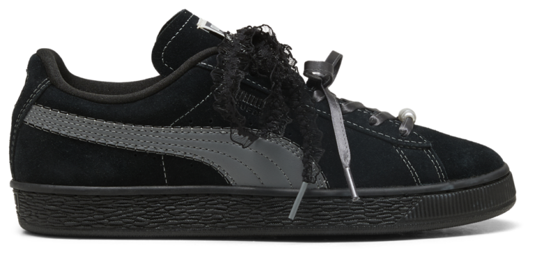 PUMA Suede Bloom - Women's Black/Gray product view