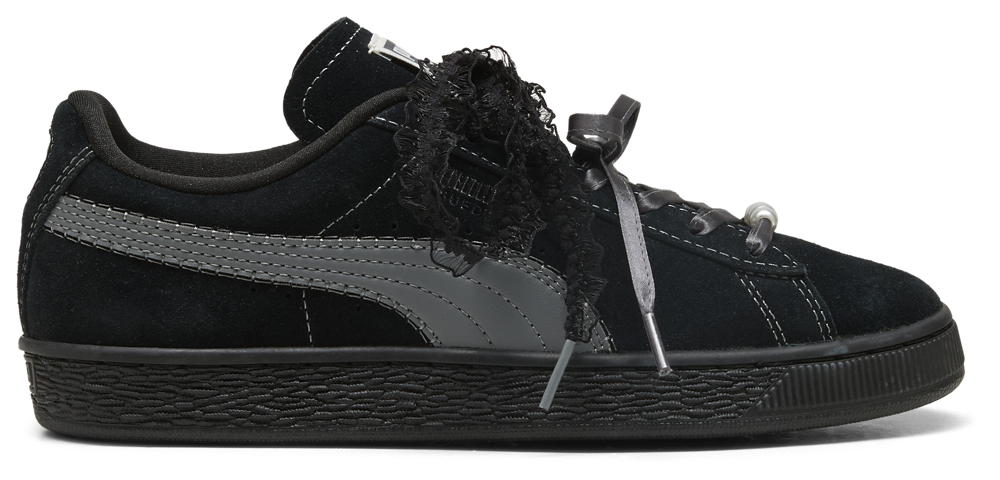 PUMA Suede Bloom - Women's Black/Gray product view