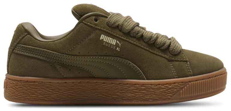 PUMA Suede XL - Women's Wild Willow/Sugared Almond/Wild Willow product view