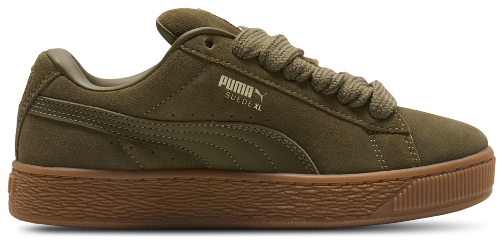 PUMA Suede XL - Women's Wild Willow/Sugared Almond/Wild Willow product view