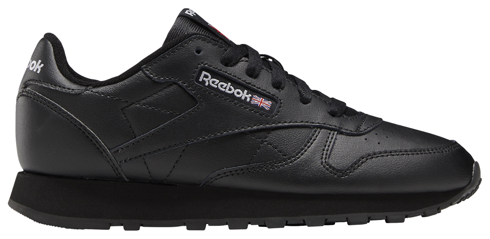 Reebok Classic Leather - Boys' Grade School Black/Black product view