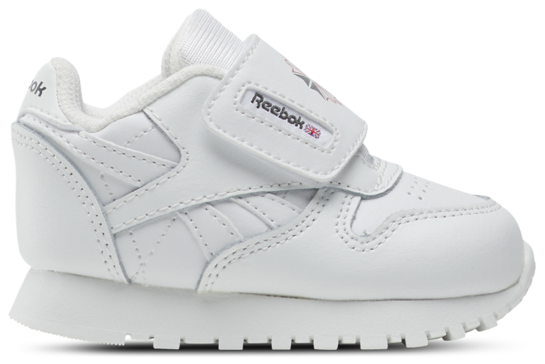 Reebok Classic Leather - Boys' Toddler Footwear White/Grey product view