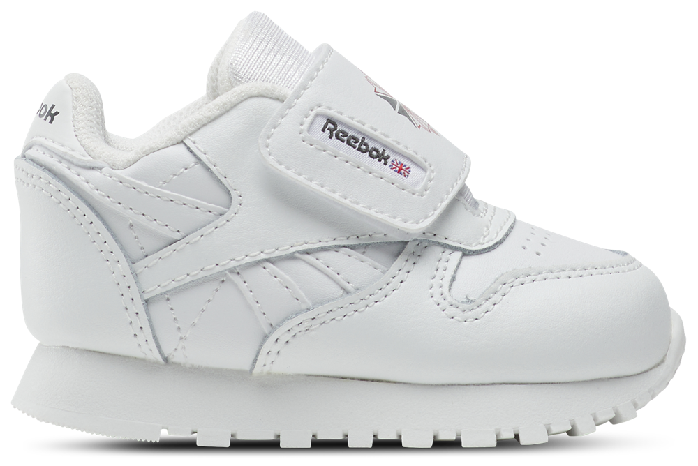 Reebok Classic Leather - Boys' Toddler Footwear White/Grey product view