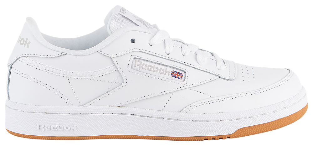 Reebok Club C - Boys' Grade School White/Gum product view