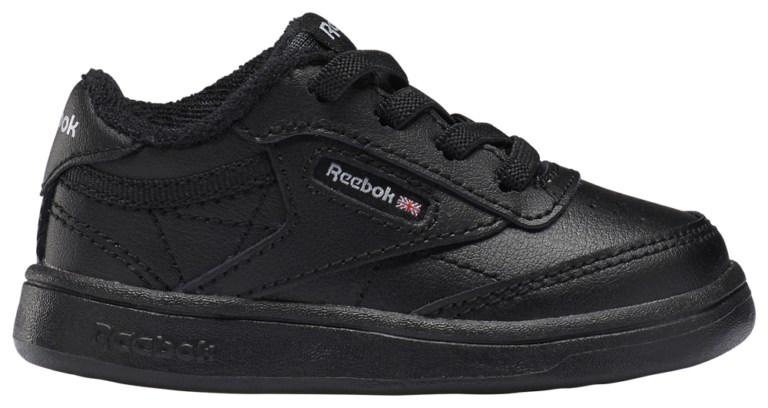 Reebok Club C - Boys' Toddler Core Black/Core Black/Core Black product view