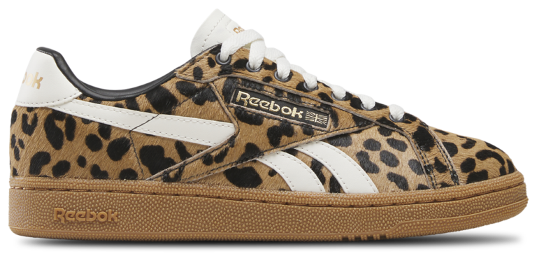 Reebok Club C Grounds UK - Women's Cheetah/Cheetah/Chalk product view