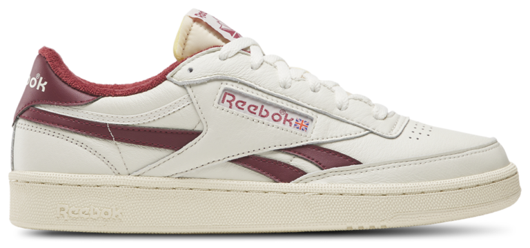 Reebok Club C Revenge Vintage - Men's Vintage Chalk/Paper White/Classic Burgundy product view