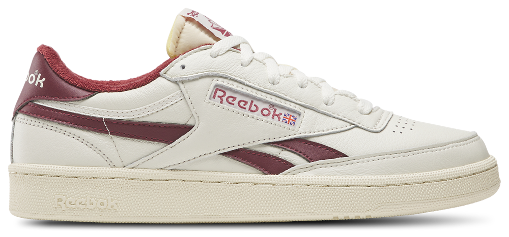 Reebok Club C Revenge Vintage - Men's Vintage Chalk/Paper White/Classic Burgundy product view